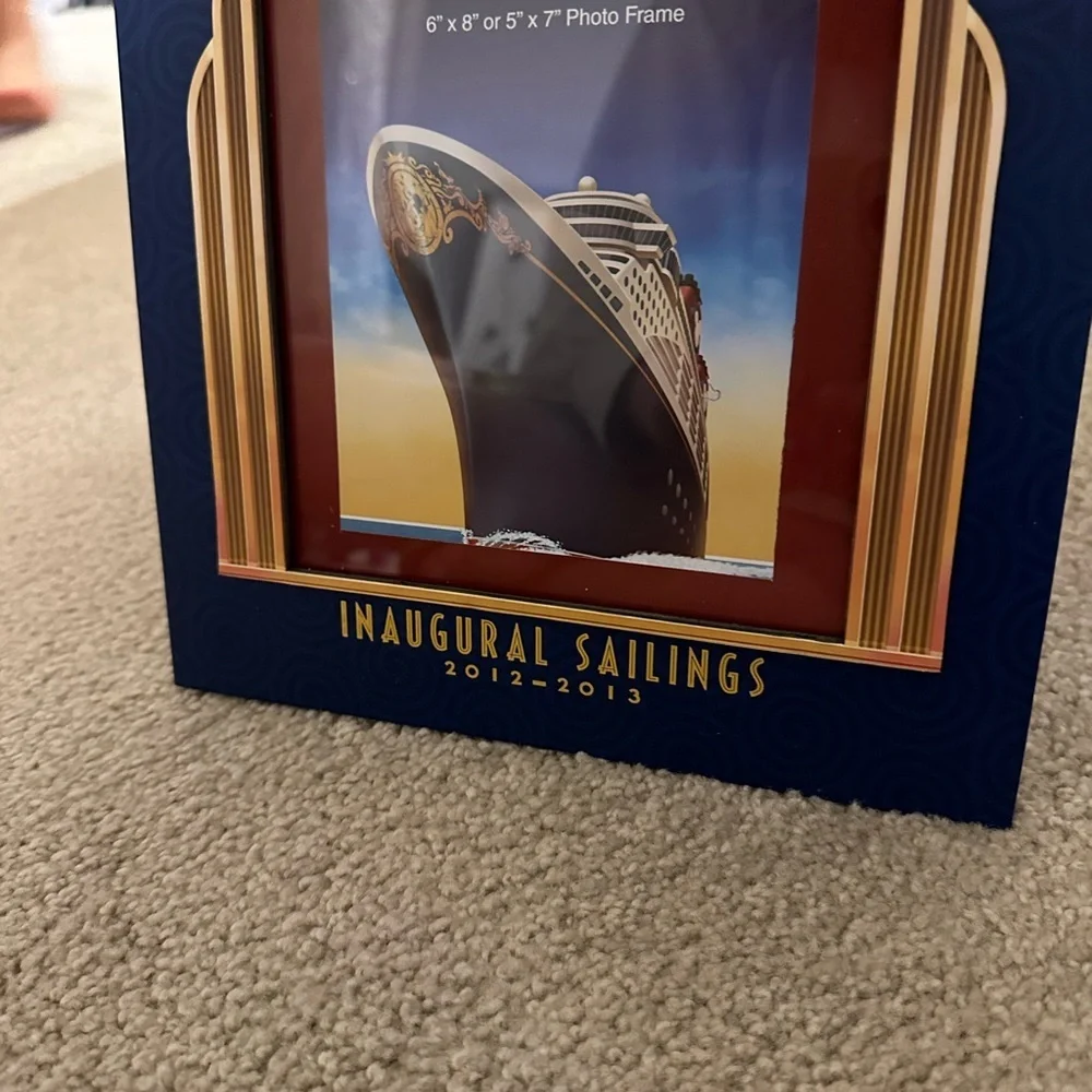 Disney Fantasy Cruise Picture Frame NWT